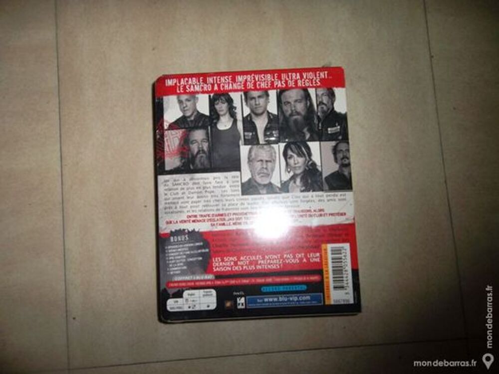 Coffret Sons of Anarchy saison 5 DVD et blu-ray