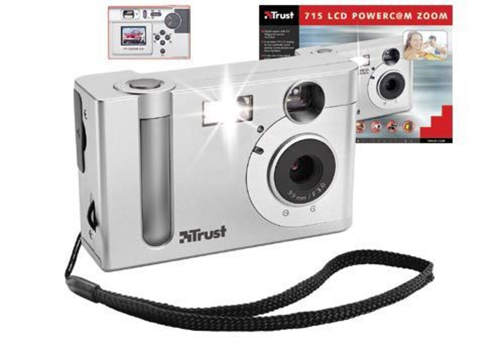 APPAREIL PHOTO NUMERIQUE &laquo; TRUST &raquo; 715 LCD PowerC@ Photos/Video/TV