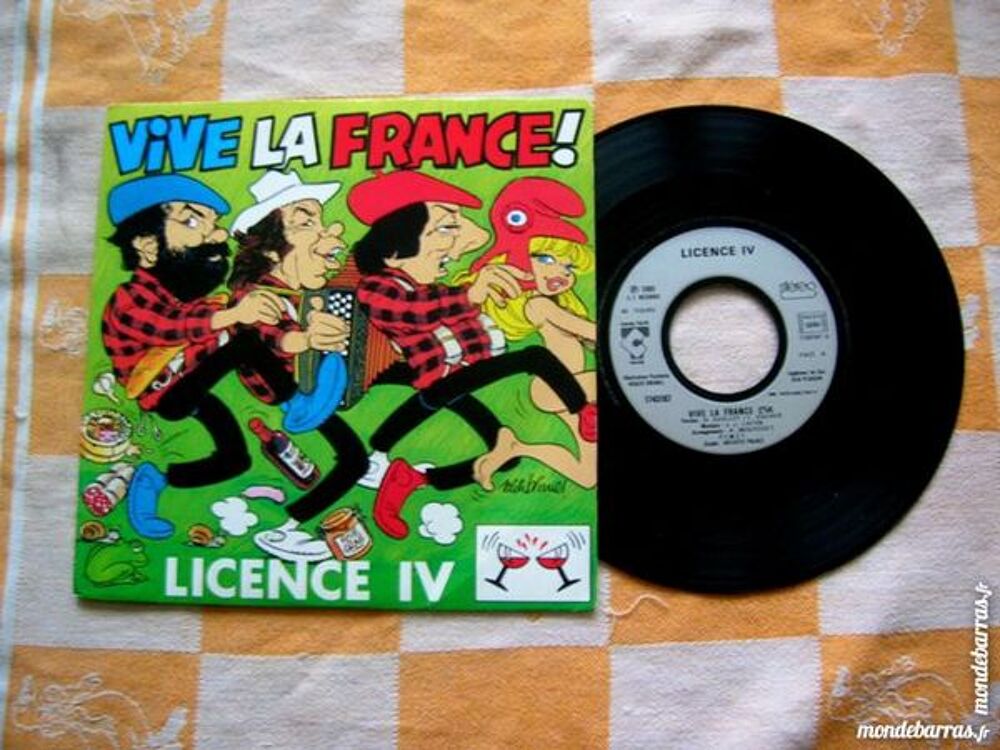 45 TOURS LICENCE IV Vive La France CD et vinyles