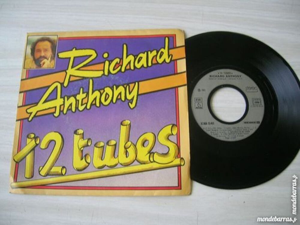 45 TOURS RICHARD ANTHONY 12 Tubes CD et vinyles
