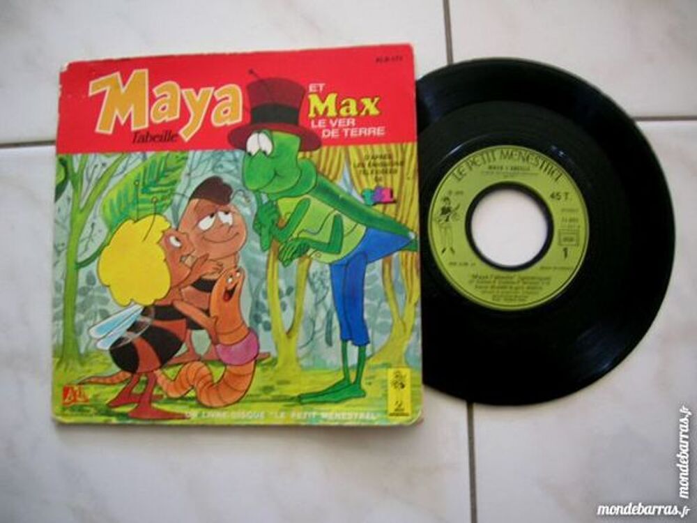DISQUE LIVRE MAYA L'ABEILLE ET MAX Le ver de terre CD et vinyles