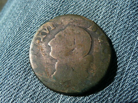 Pièce 1 sol à l'écu Louis XVI année ? Atelier ? 7 Bordeaux (33)