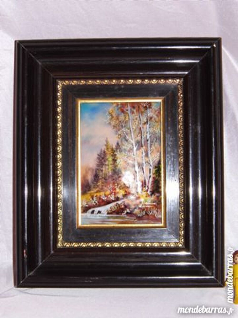 Tableau &eacute;maux de limoges cardinaux cadre napoleon Dcoration