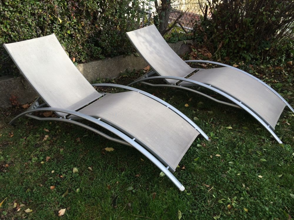 2 transats de jardin Jardin