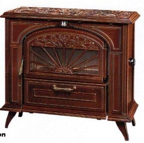 Gros po�le � bois Franc-belge 600 Belluire (17)