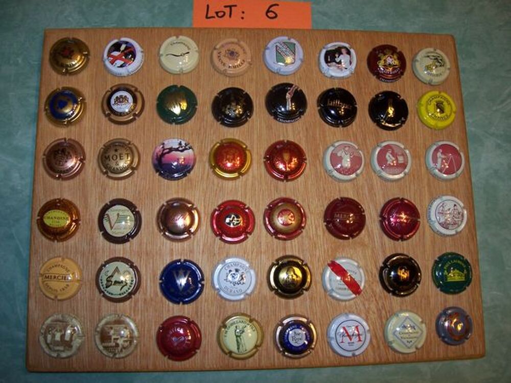 Lot n&deg; 2 de 48 capsules de collection champagne 