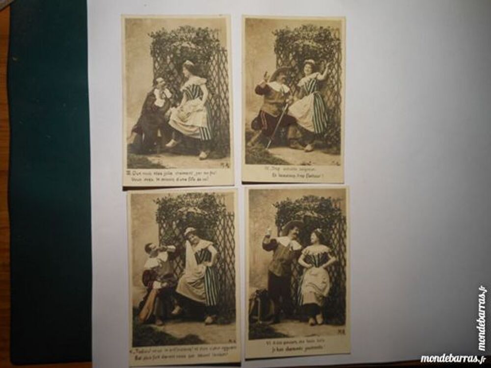 "CPA serie de 10 ""declaration d'amour"" 38G2" 