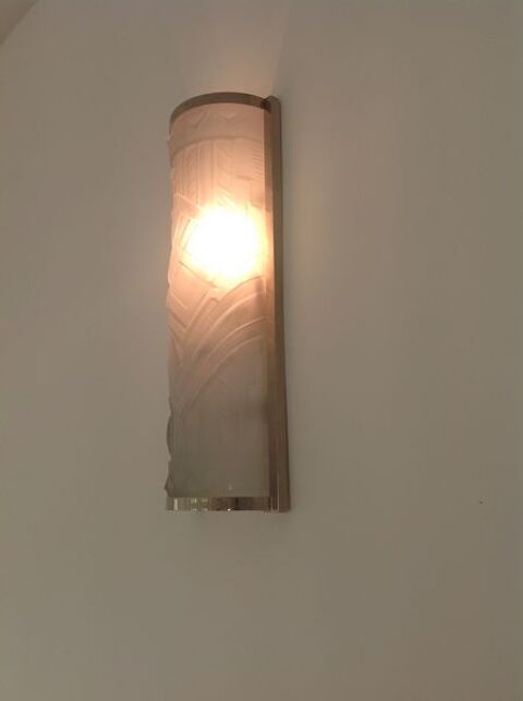 Paire d'appliques art deco  2 ampoules 5000 Fontvieille (13)