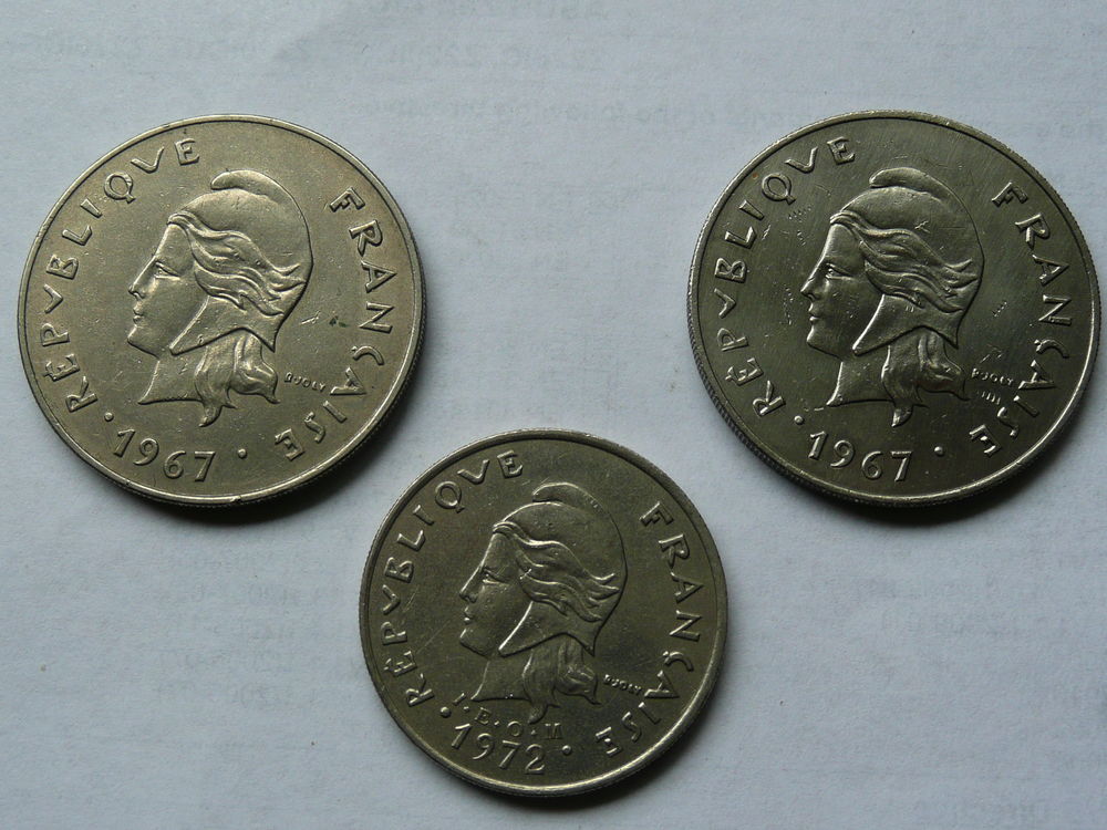 Lot de 3 pi&egrave;ces Colonie Fran&ccedil;aise 