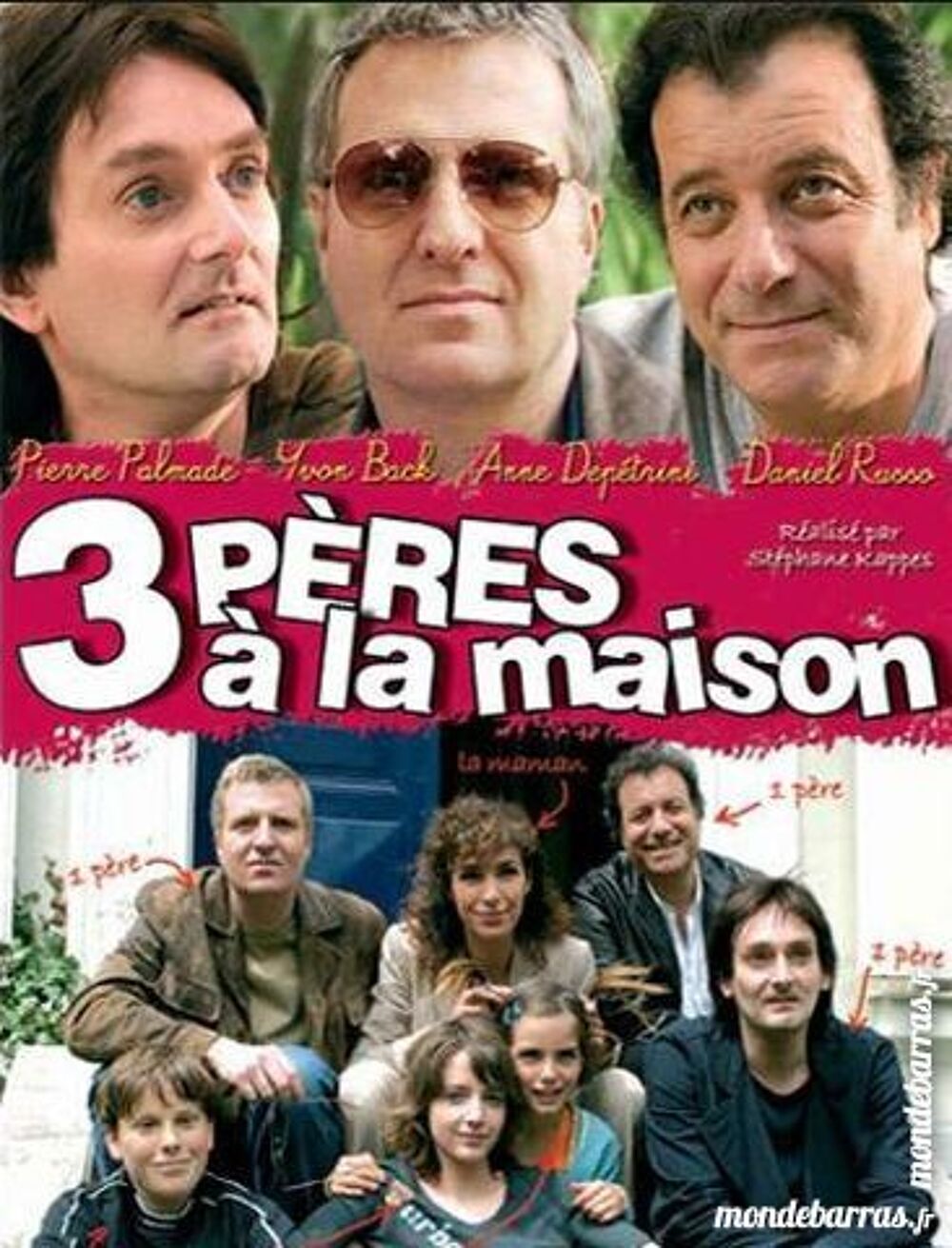 K7 Vhs: Trois p&egrave;res &agrave; la maison (297) DVD et blu-ray