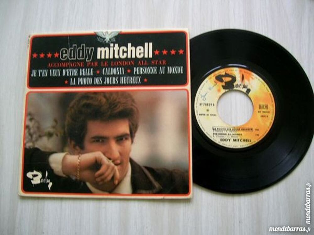 EP 45 TOURS EDDY MITCHELL Je t'en veux d'&ecirc;tre bell CD et vinyles