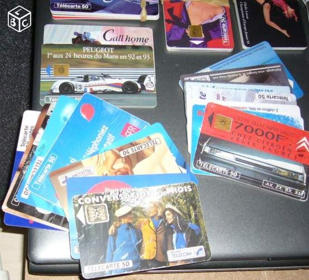 lot de 60 t&eacute;l&eacute;cartes 