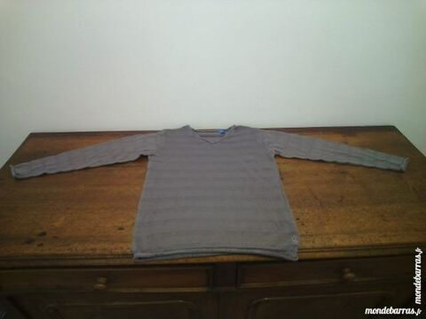 Pull coton 8 ans OKAÏDI coloris prune - TBE 6 Reims (51)