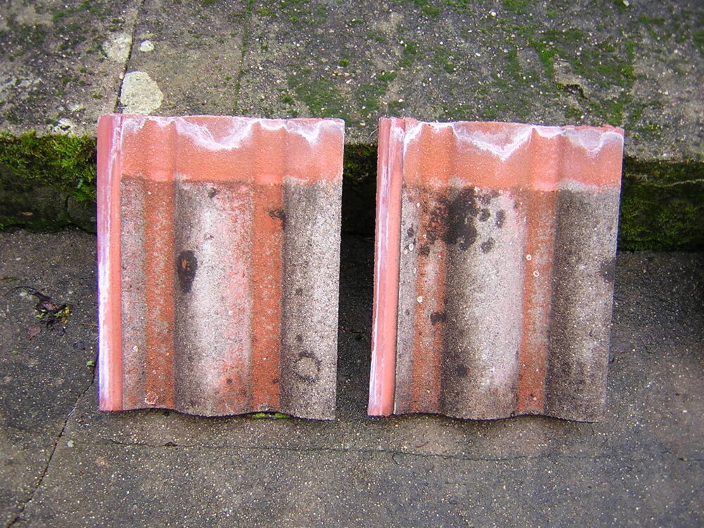 Tuiles Redland granit&eacute;es rouges Bricolage