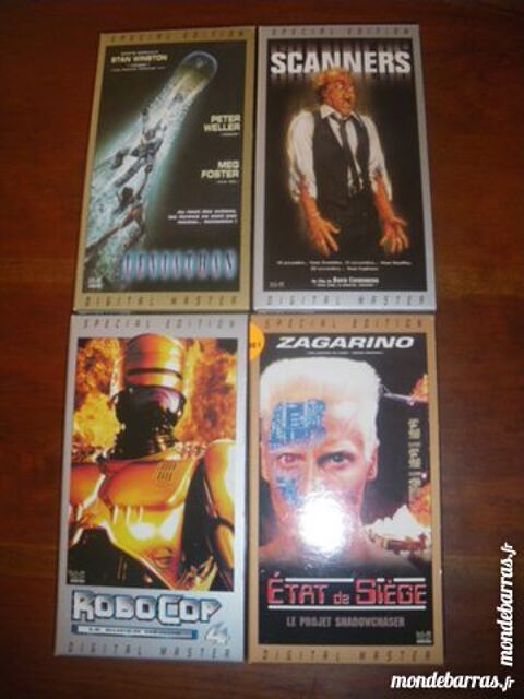 Lot de 4 cassettes «fantastique» 4 Tours (37)