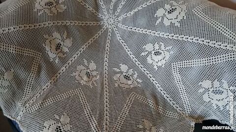 + Nappe ronde crochet 145 cm diamtre fait mains 82 Quetigny (21)