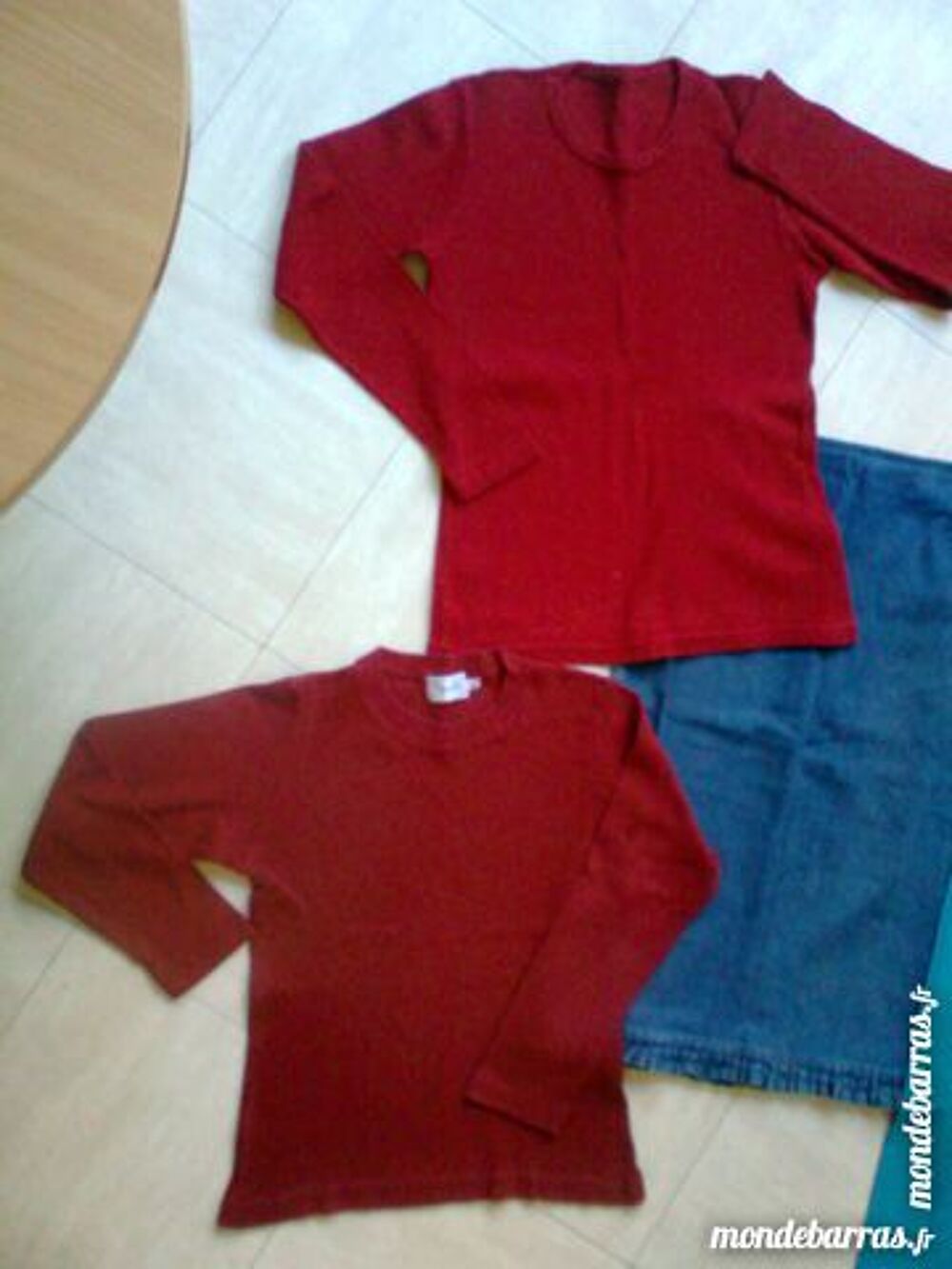 36 - jupe jean, 2 hauts, collant - zoe Vêtements