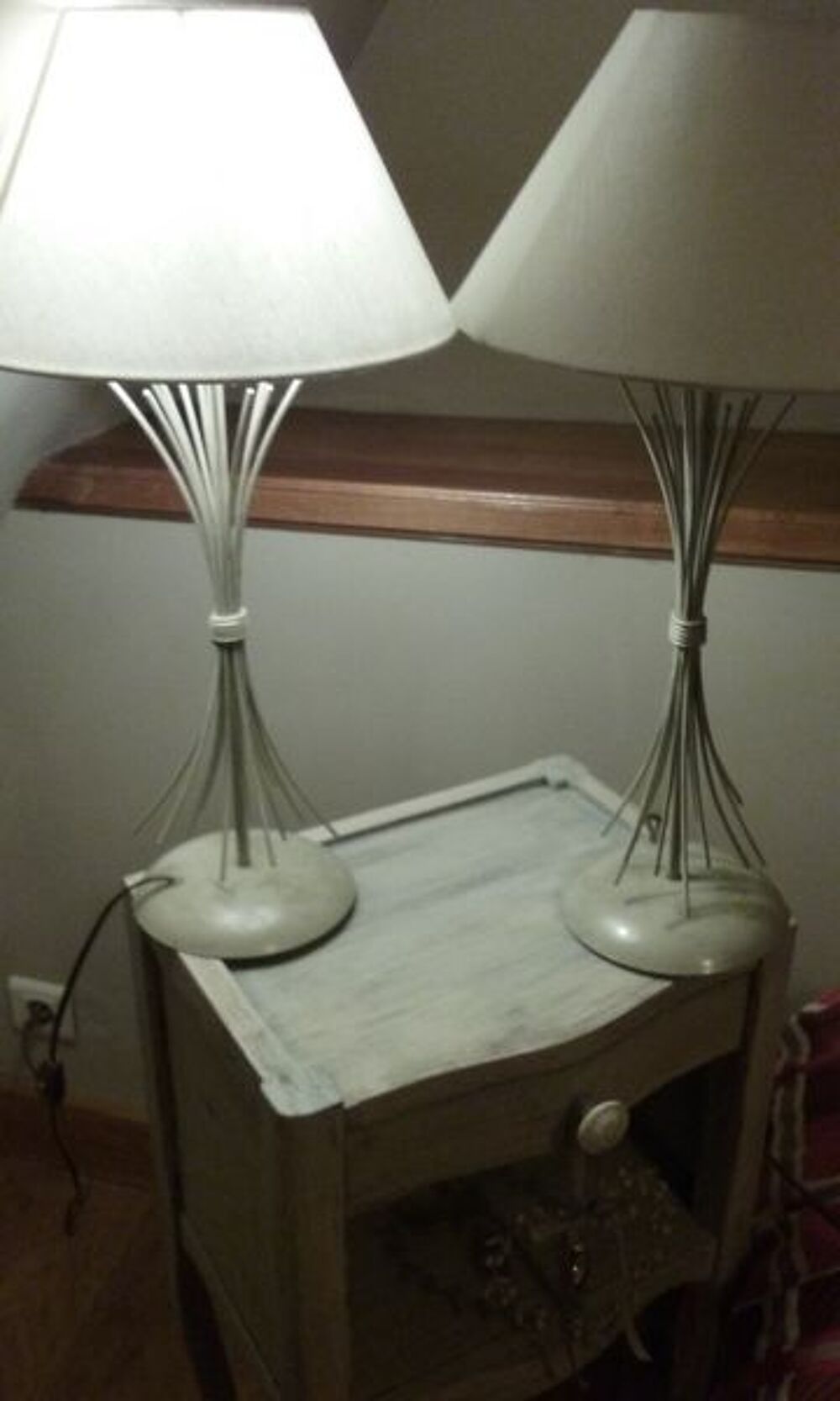 2 Lampes de chevet chambre Dcoration