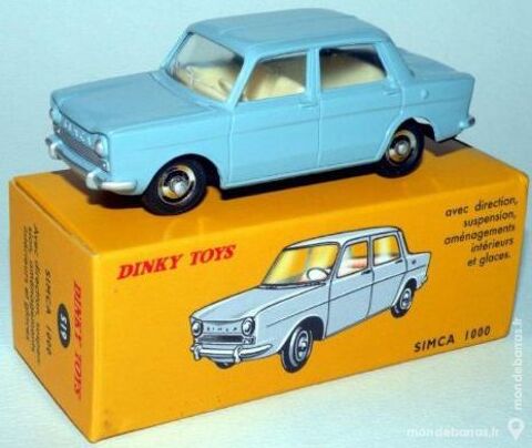 Simca 1000 Bleu Dinky Atlas 1/43 Neuf Boite 48 Guînes (62)