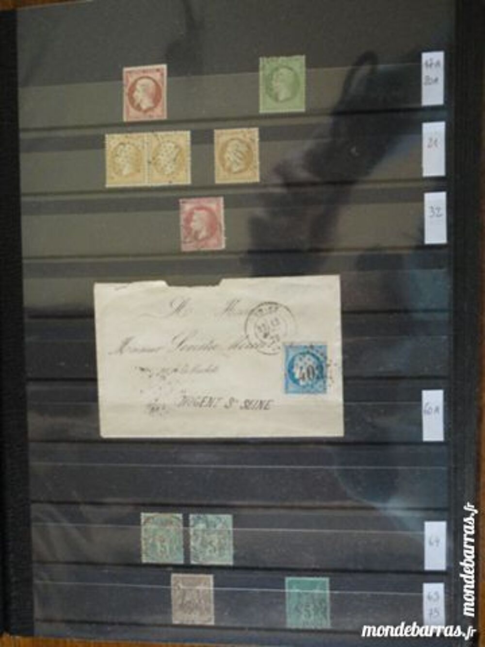 timbres fran&ccedil;ais oblit&eacute;r&eacute;s n&deg; et c&ocirc;te t3 