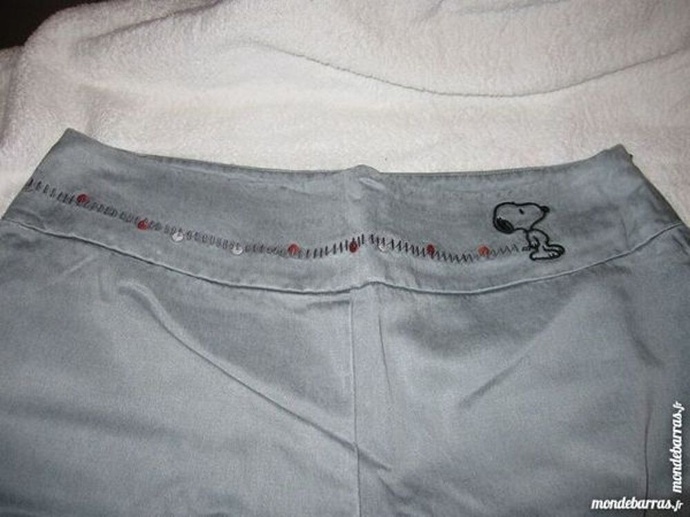 Pantalon Miss Aventures 46 Gris Femme SNOOPY V�tements
