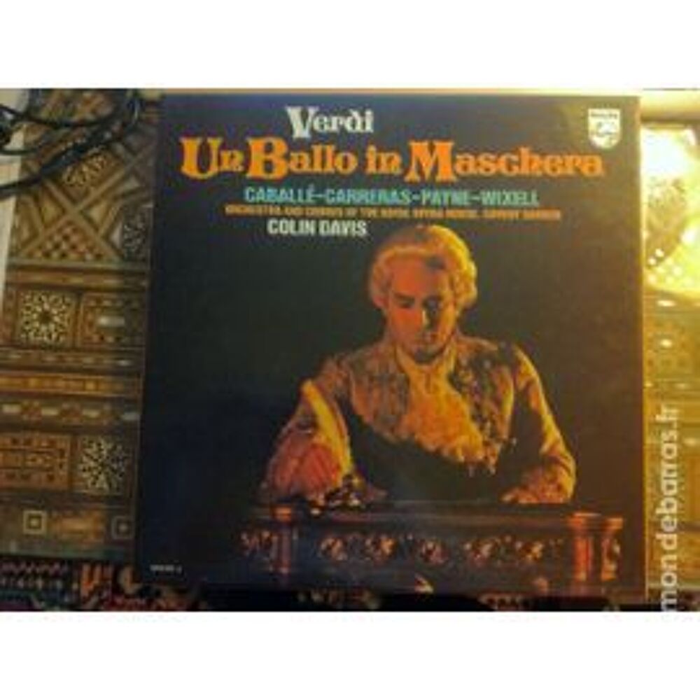 Un bal masqu&eacute; - Verdi - Coffret int&eacute;grale vinyles CD et vinyles