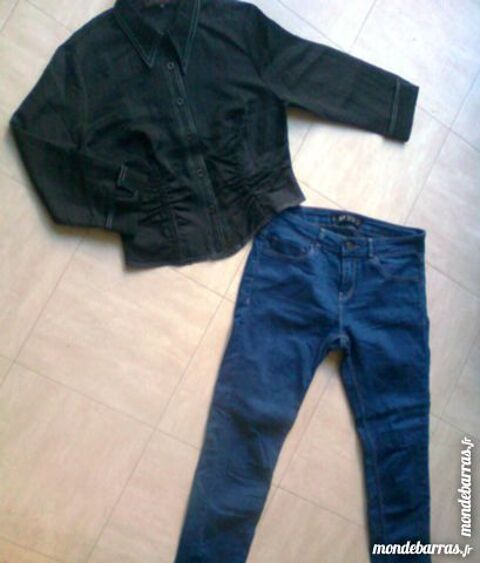 pantalon jean + chemisier - 40 - zoe 5 Martigues (13)