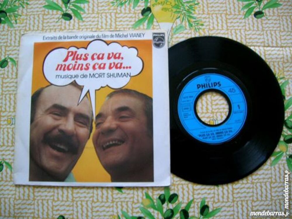 45 TOURS PLUS CA MOINS CA VA BOF Mort Shuman Plus CD et vinyles