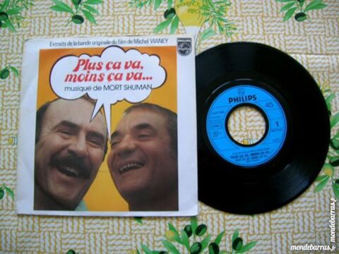 45 TOURS PLUS CA MOINS CA VA BOF Mort Shuman Plus 14 Nantes (44)