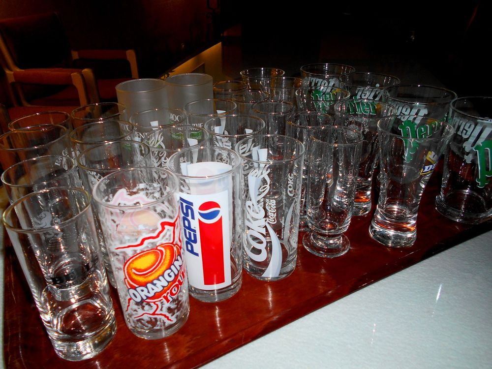 verre ap&eacute;ritif soda (l'unit&eacute;) 
Décoration