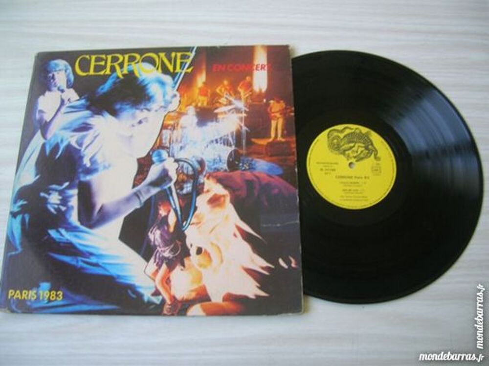 DOUBLE 33 TOURS CERRONE En Concert Paris 1983 CD et vinyles