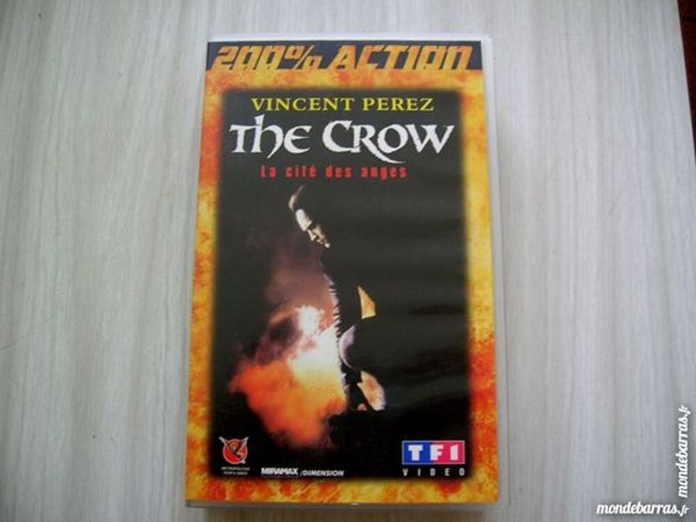 K7 VIDEO THE CROW La cit&eacute;e des anges Avec VINCENT DVD et blu-ray