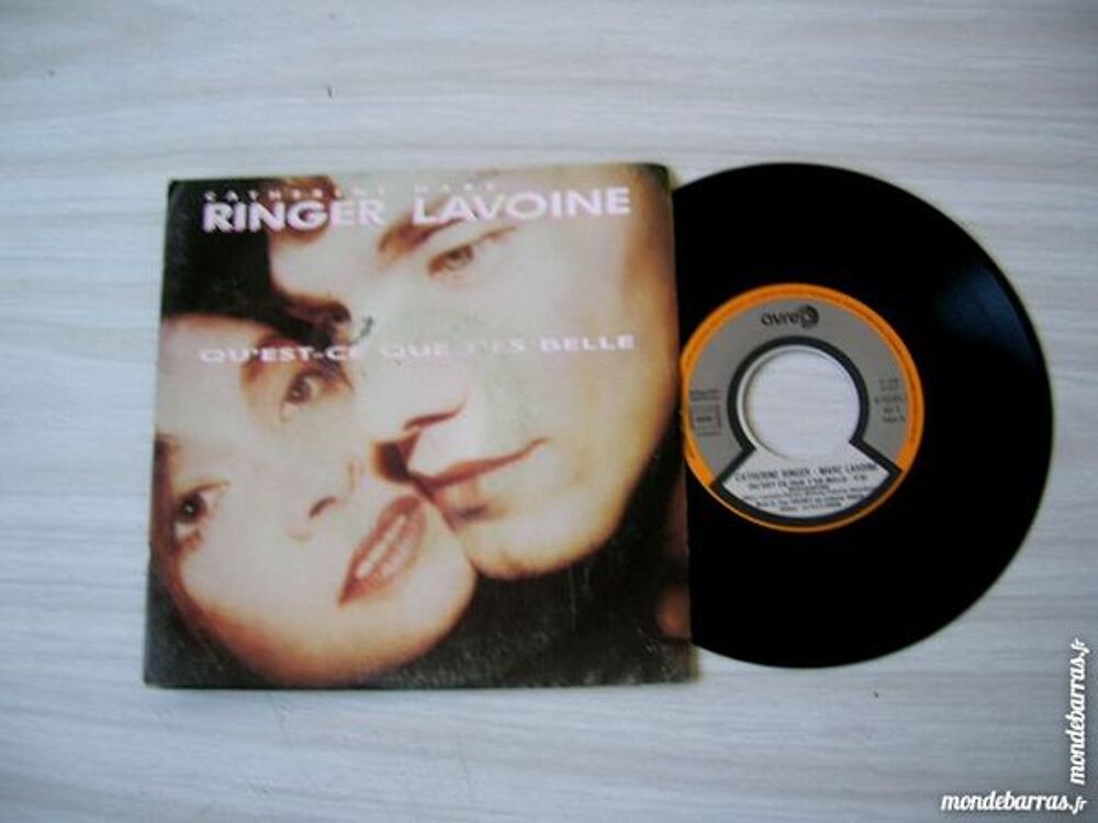 45 TOURS CATHERINE RINGER &amp; MARC LAVOINE Qu'est ce CD et vinyles