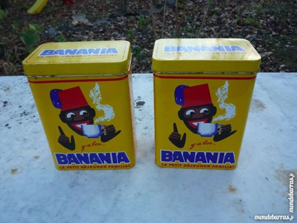 Bo&icirc;tes Banania m&eacute;tal Décoration