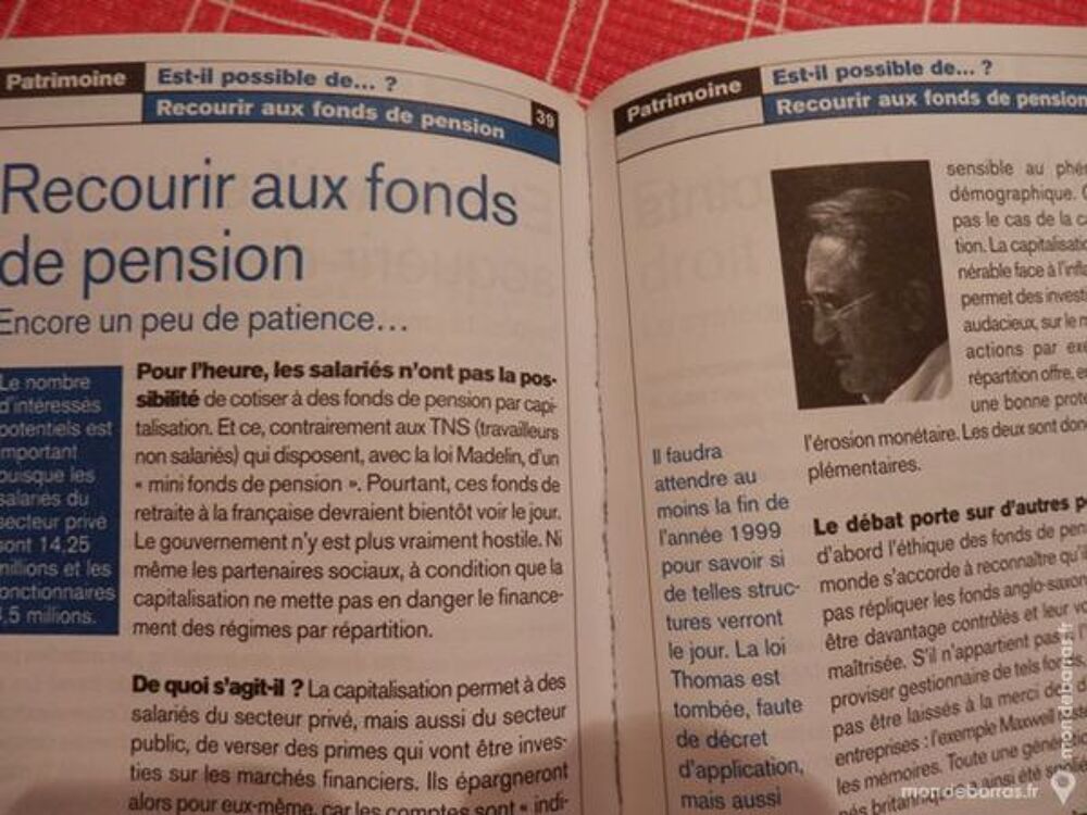 Patrimoine pour pr&eacute;parer la retraite Livres et BD