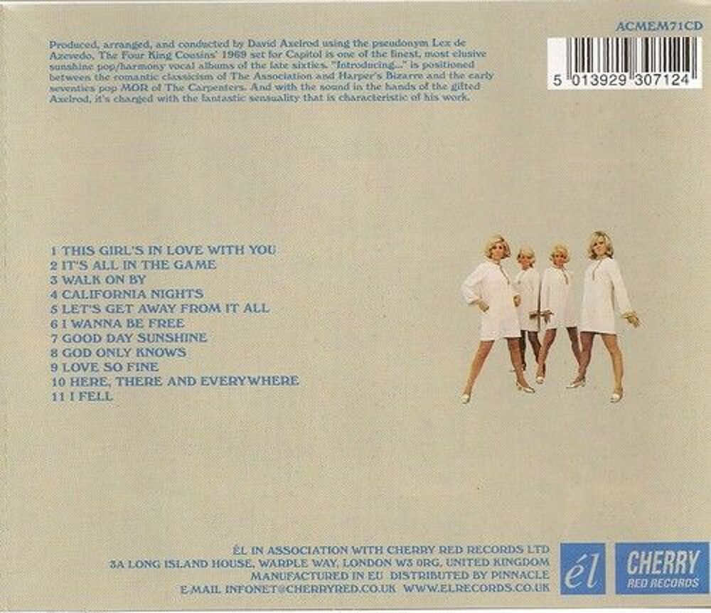 The Four King Cousins Introducing... CD et vinyles