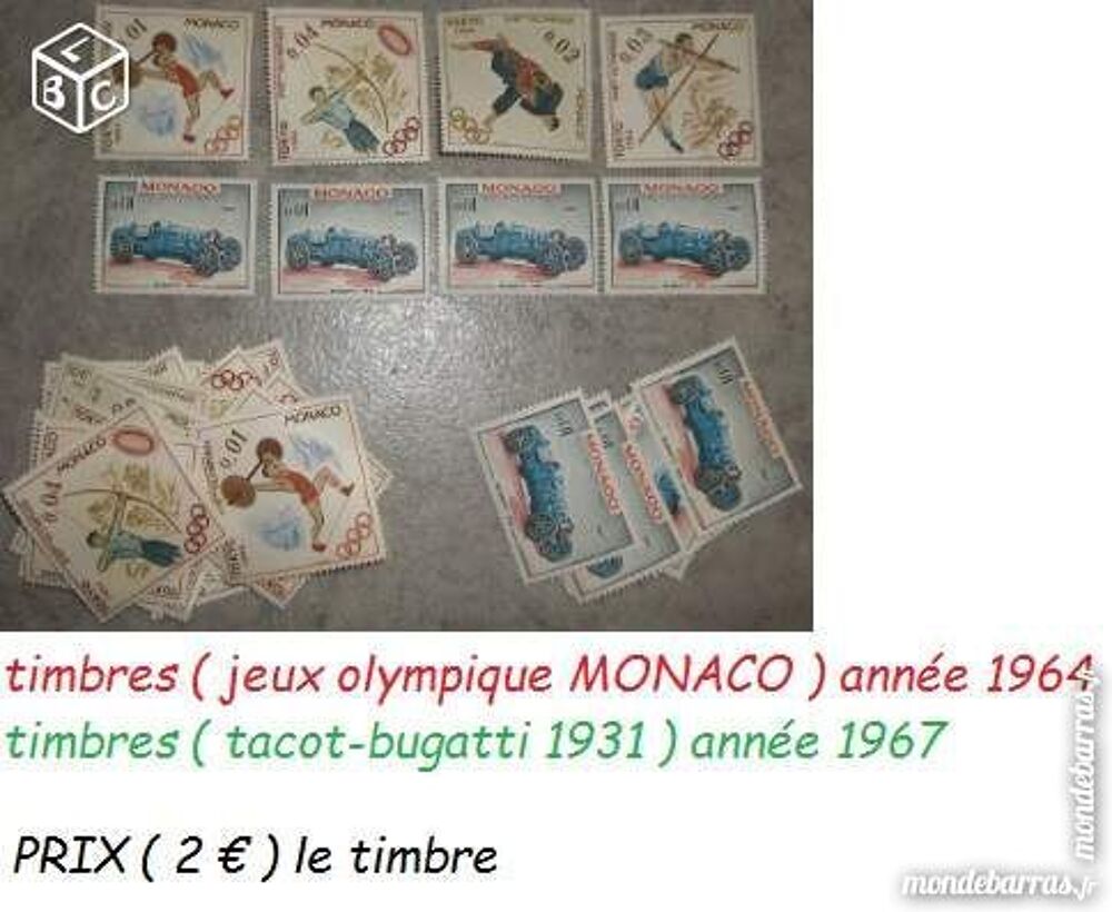 timbres anciens et piece 