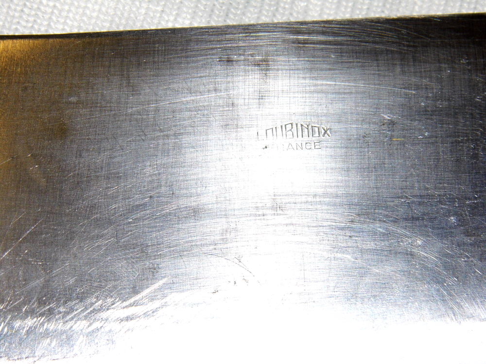 Feuille &agrave; decouper couteau boucherie LOUBINOX Electroménager