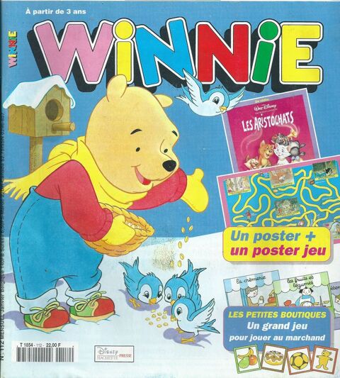 1   livre B D Winnie l'ourson 1995 6 Tours (37)