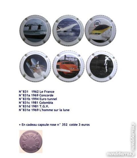 6 Capsules s�rie 50 ans de technologie 3 Champigny (51)