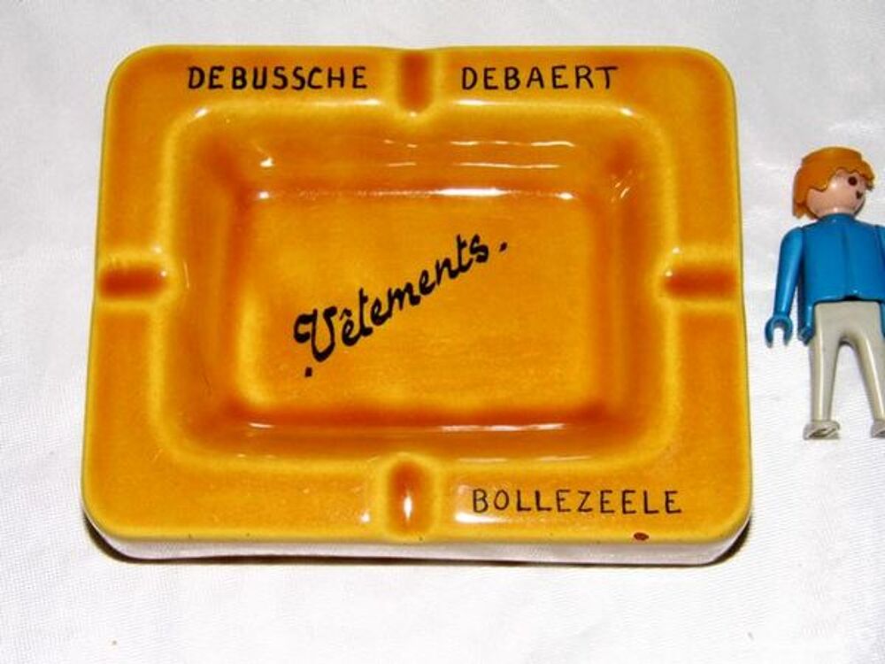 Cendrier vintage vetements DEBUSSCHE BOLLEZEELE Décoration
