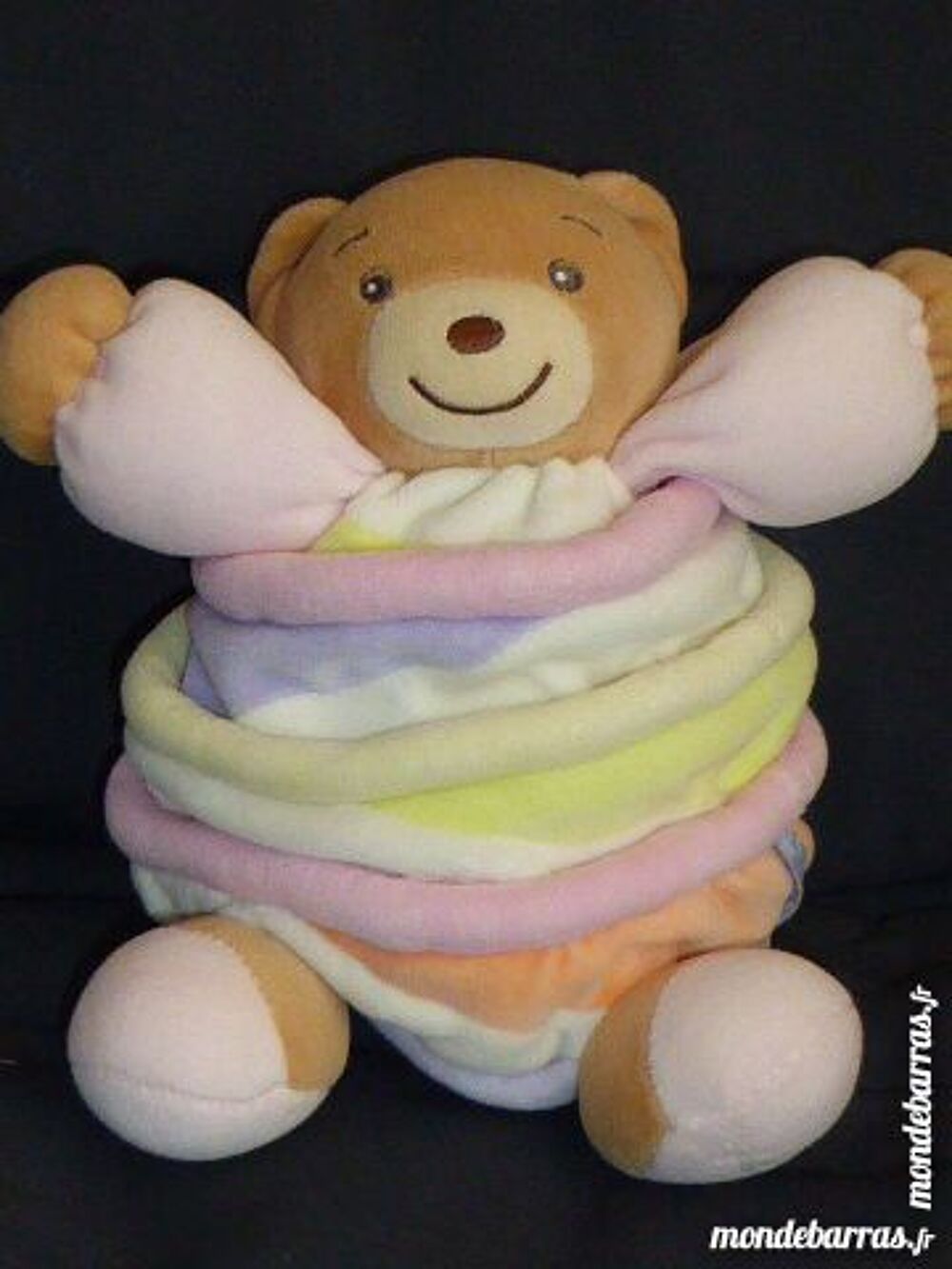 Kaloo doudou ours candy spirale 18 cm Puériculture