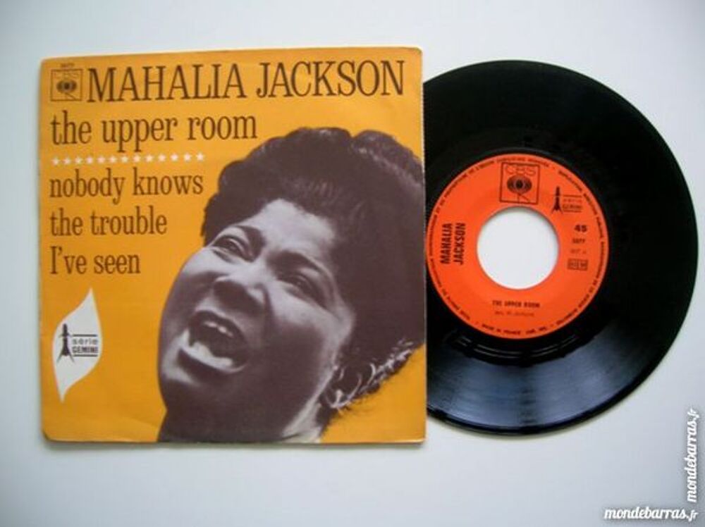 45 TOURS MAHALIA JACKSON The upper room CD et vinyles