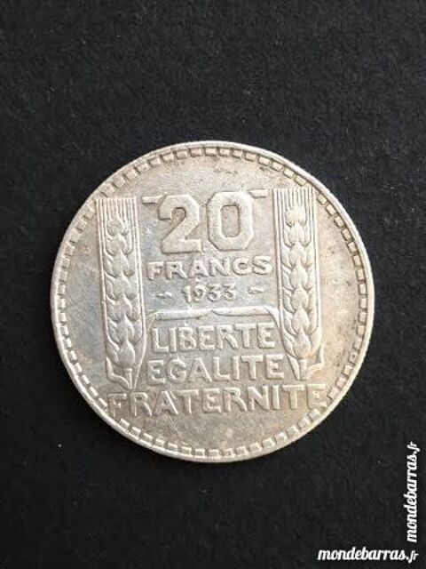 Pièce de 20 francs 1933 5 Saleilles (66)