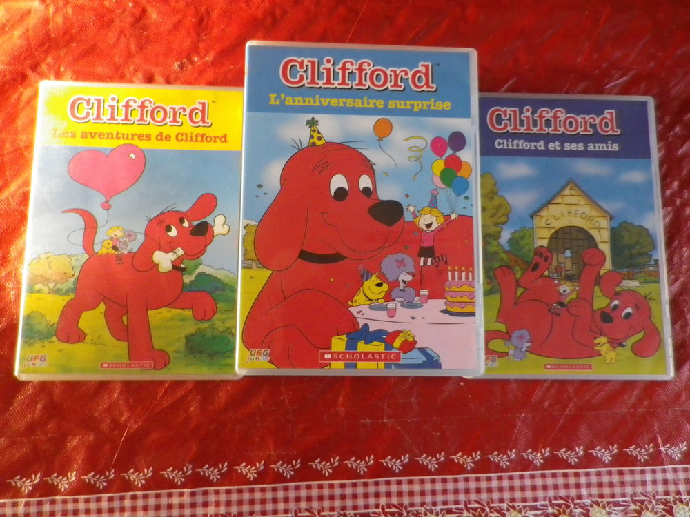 COFFRET 3 DVD CLIFFORD LE GRAND CHIEN ROUGE DVD et blu-ray