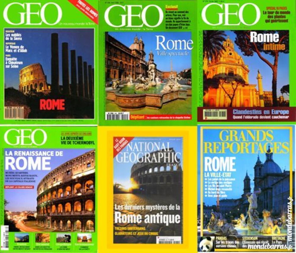 ROME - g&eacute;o - ITALIE / les-livres-de-jac Livres et BD