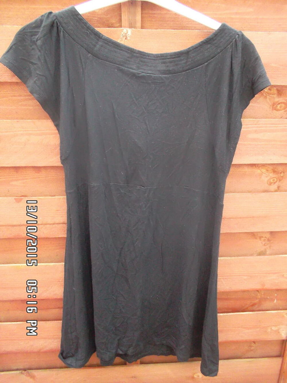 HAUT NOIR CAMAIEU T.2*JUSTE 2E*KIKI60230 Vêtements