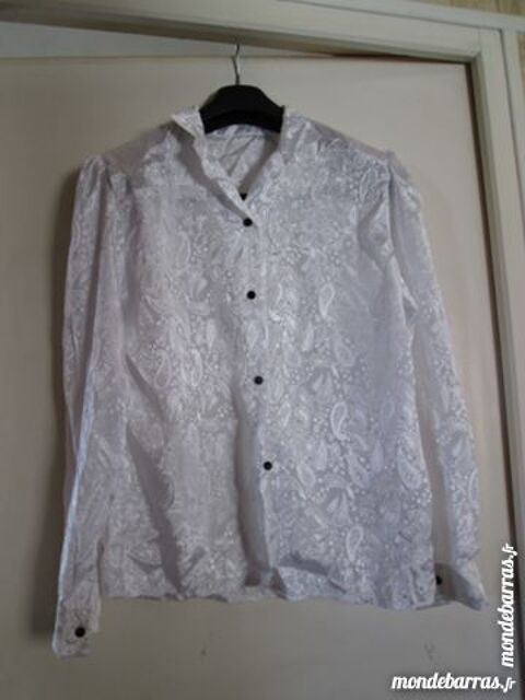 Chemisier blanc manches longues 100% polyester 9 Goussainville (95)