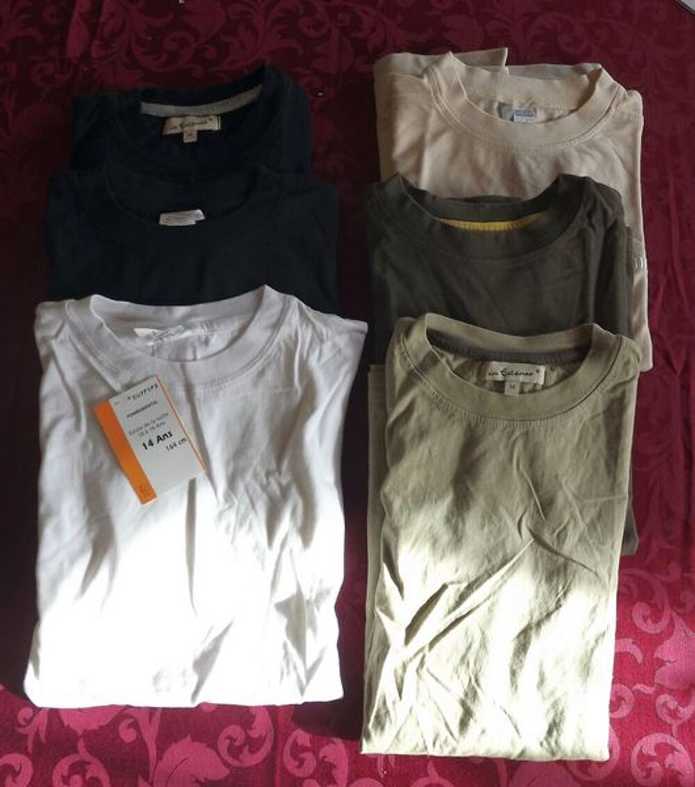 t shirt 14 ans garcon manches courtes Vêtements