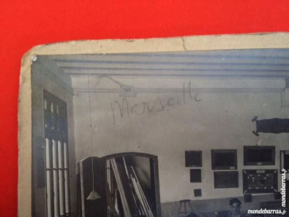 Photo ancienne Ecole atelier menuiserie 1930 
